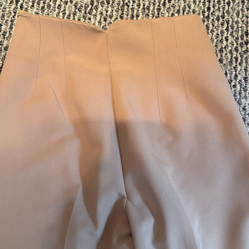 Zara Women  Beige Dress Pants size small - Picture 5 of 6